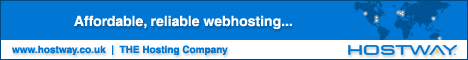 Hostway Web Hosting Web Hosting ›› Save £££ per month ~ FTP, MySQL, Perl, Statistics & More